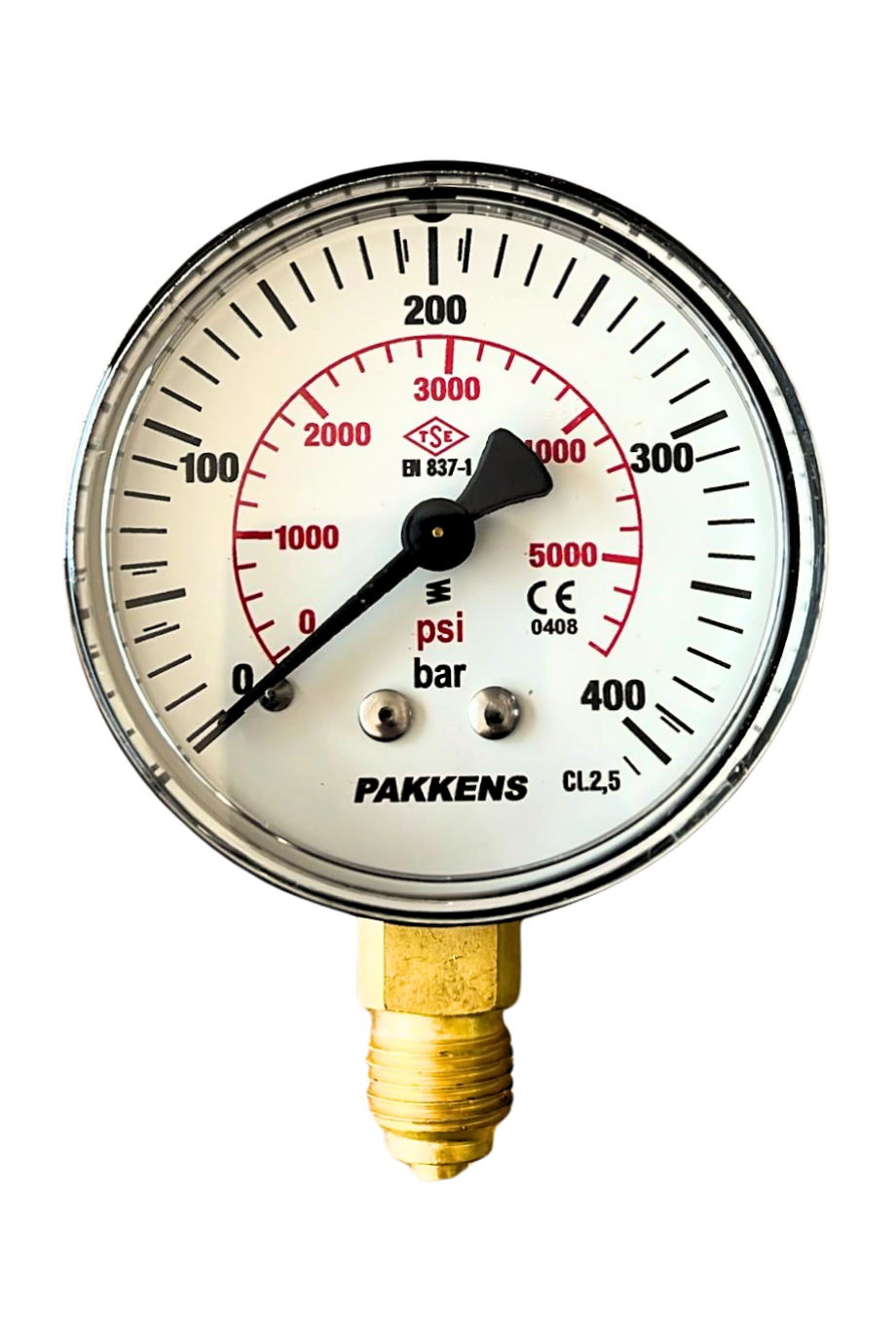 PAKKENS MANOMETRE Ø63  1..-..600 BAR