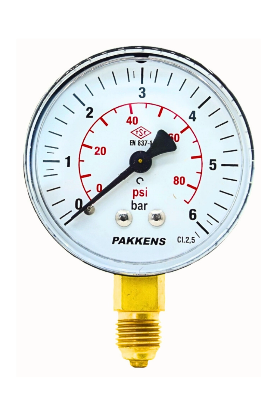 PAKKENS MANOMETRE Ø63  1..-..600 BAR