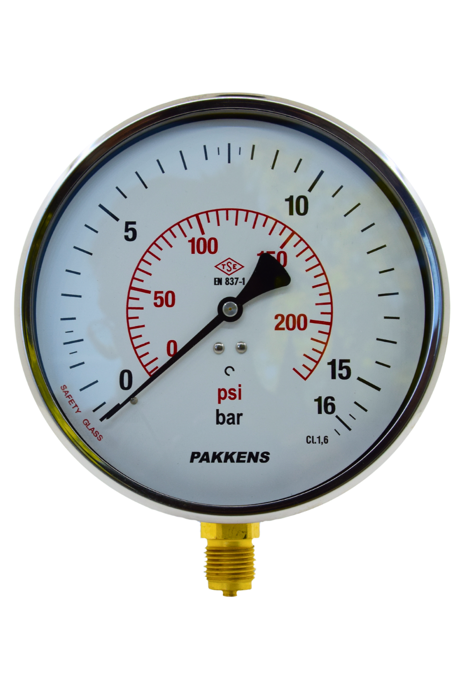 PAKKENS MANOMETRE Q160 16 Bar Alt.Ç.KL 1,6