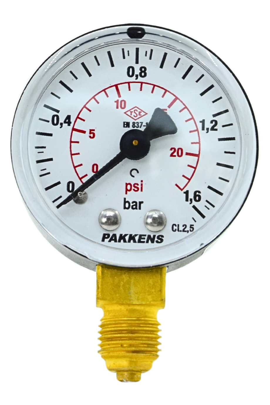 PAKKENS MANOMETRE Q50 1,6 Bar  ALT Ç. GÜMÜŞ KAYNAK