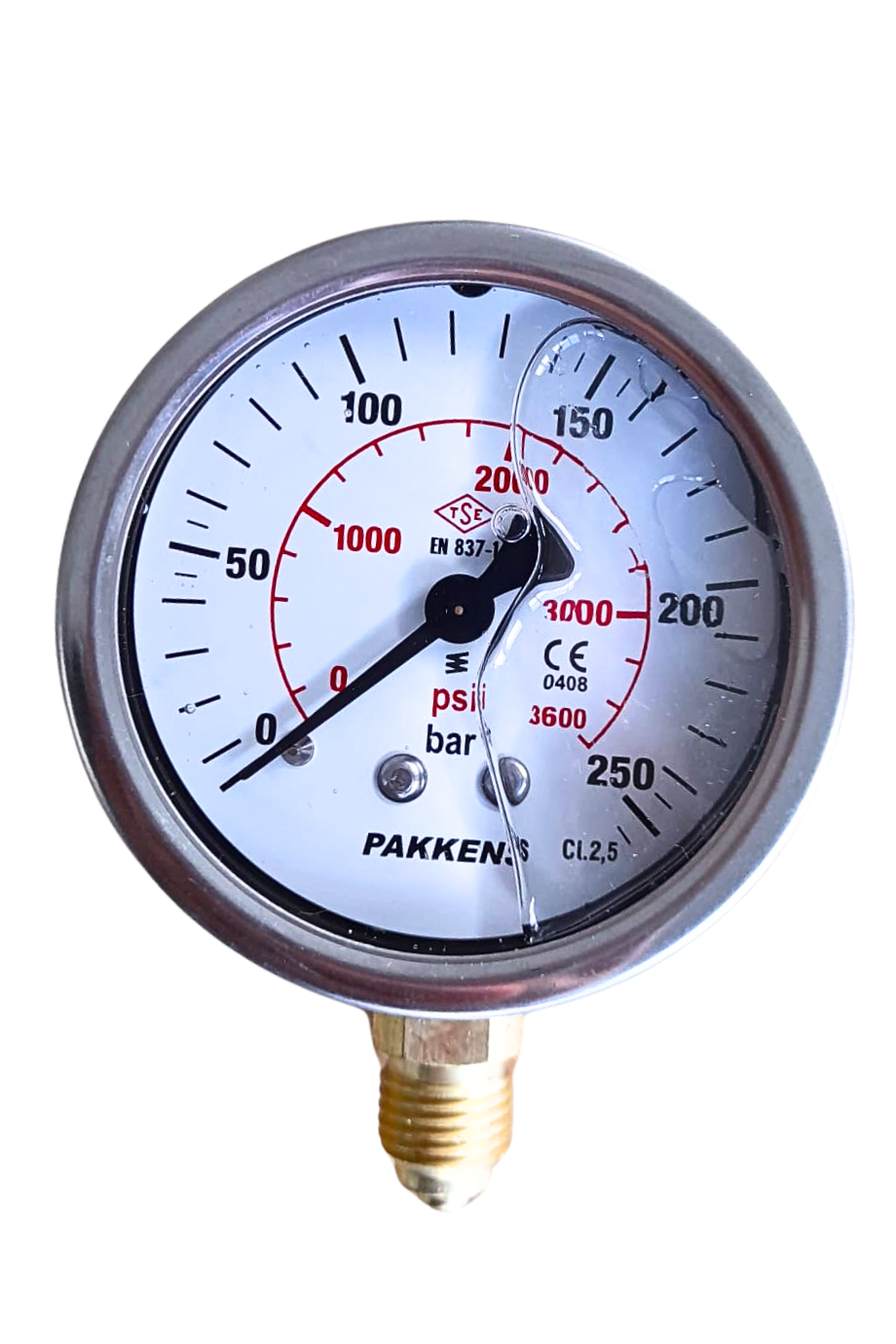 PAKKENS MANOMETRE Q63 GLS.1 Bar Alt.Ç.
