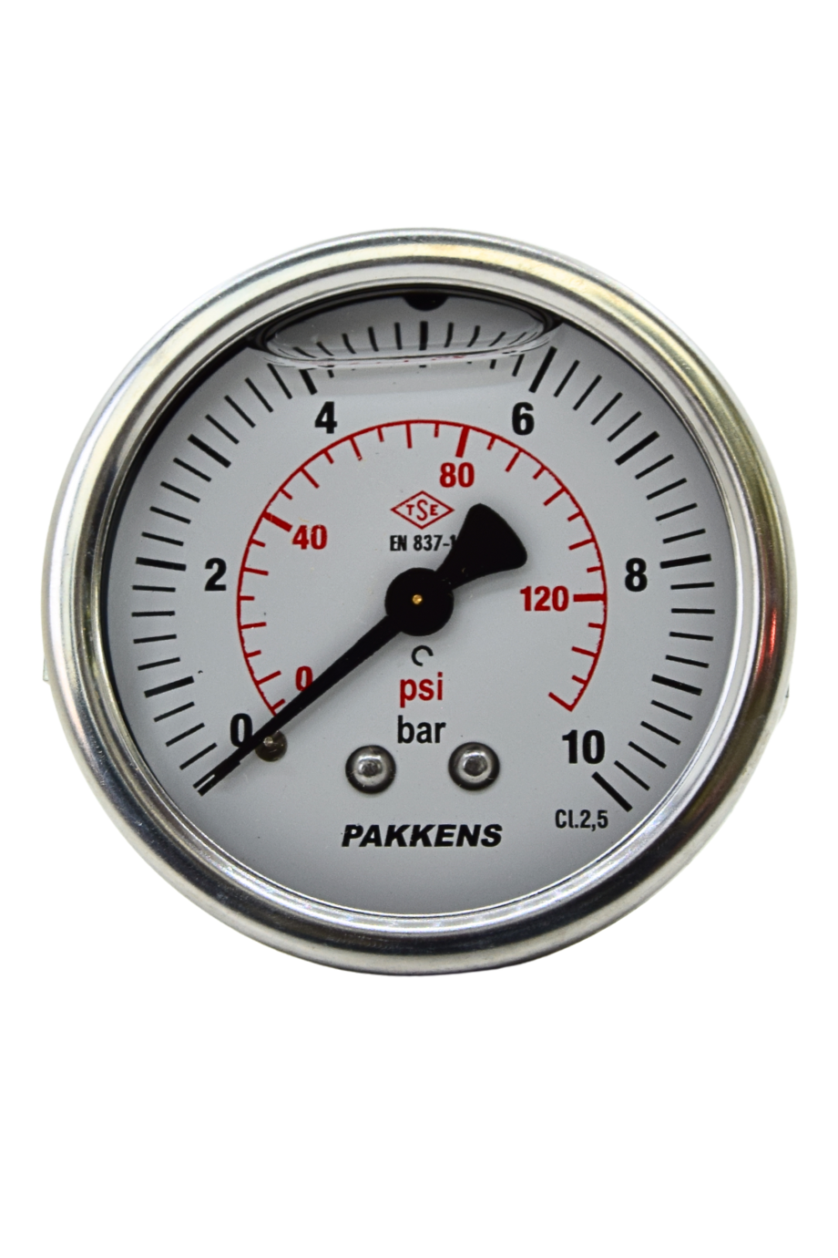 PAKKENS MANOMETRE Q63 GLS.10 Bar Ark.Ç.PANO