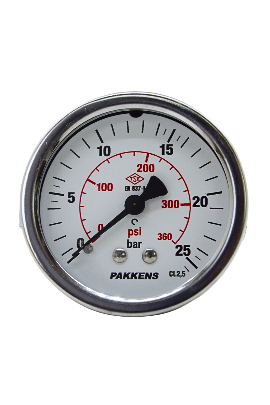 PAKKENS MANOMETRE Q63 GLS.25 Bar Ark.Ç.PANO