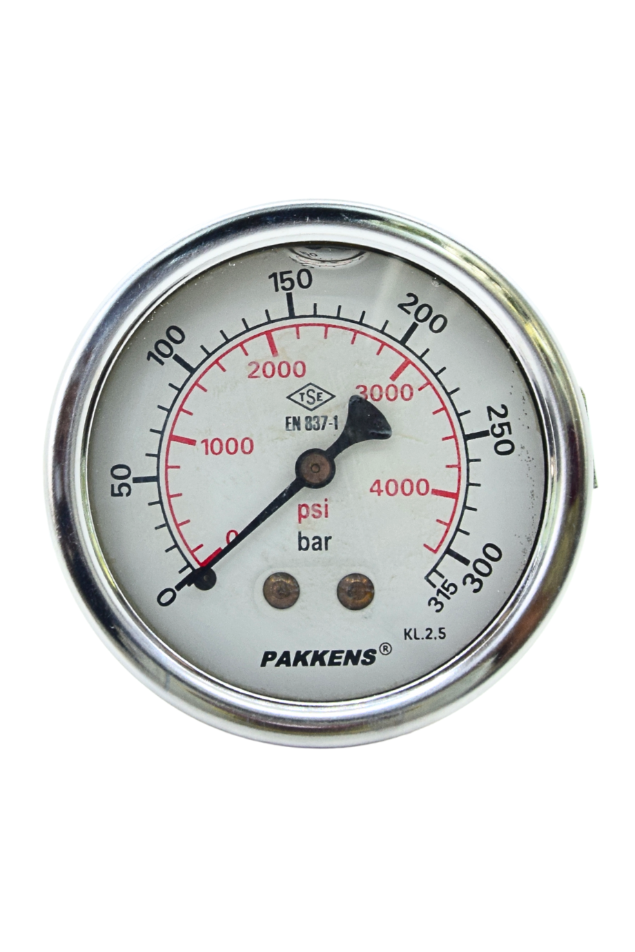 PAKKENS MANOMETRE Q63 GLS.315 Bar Ark.Ç.PANO