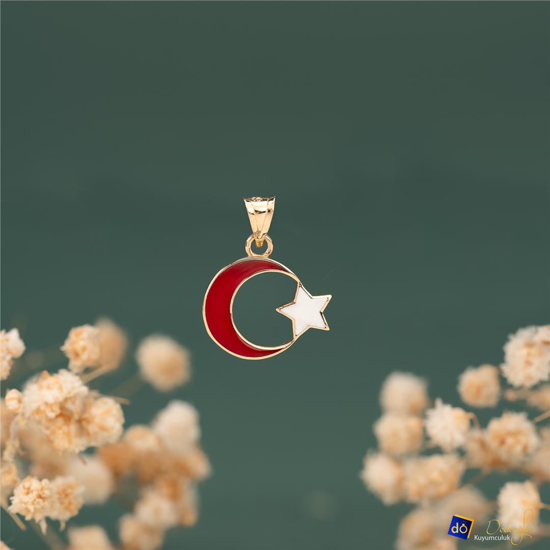 Ay Yıldız Kolye Ucu