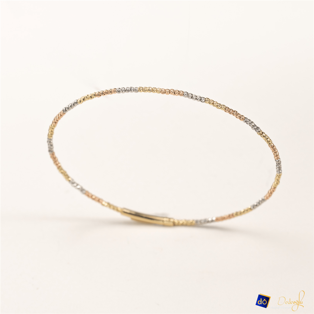 Beyaz-Rose-Sarı Kelepçe