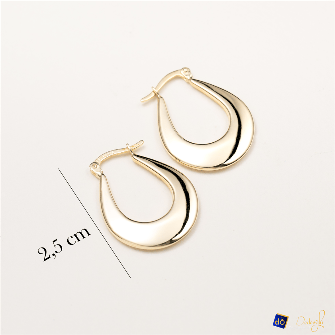 Oval Küpe