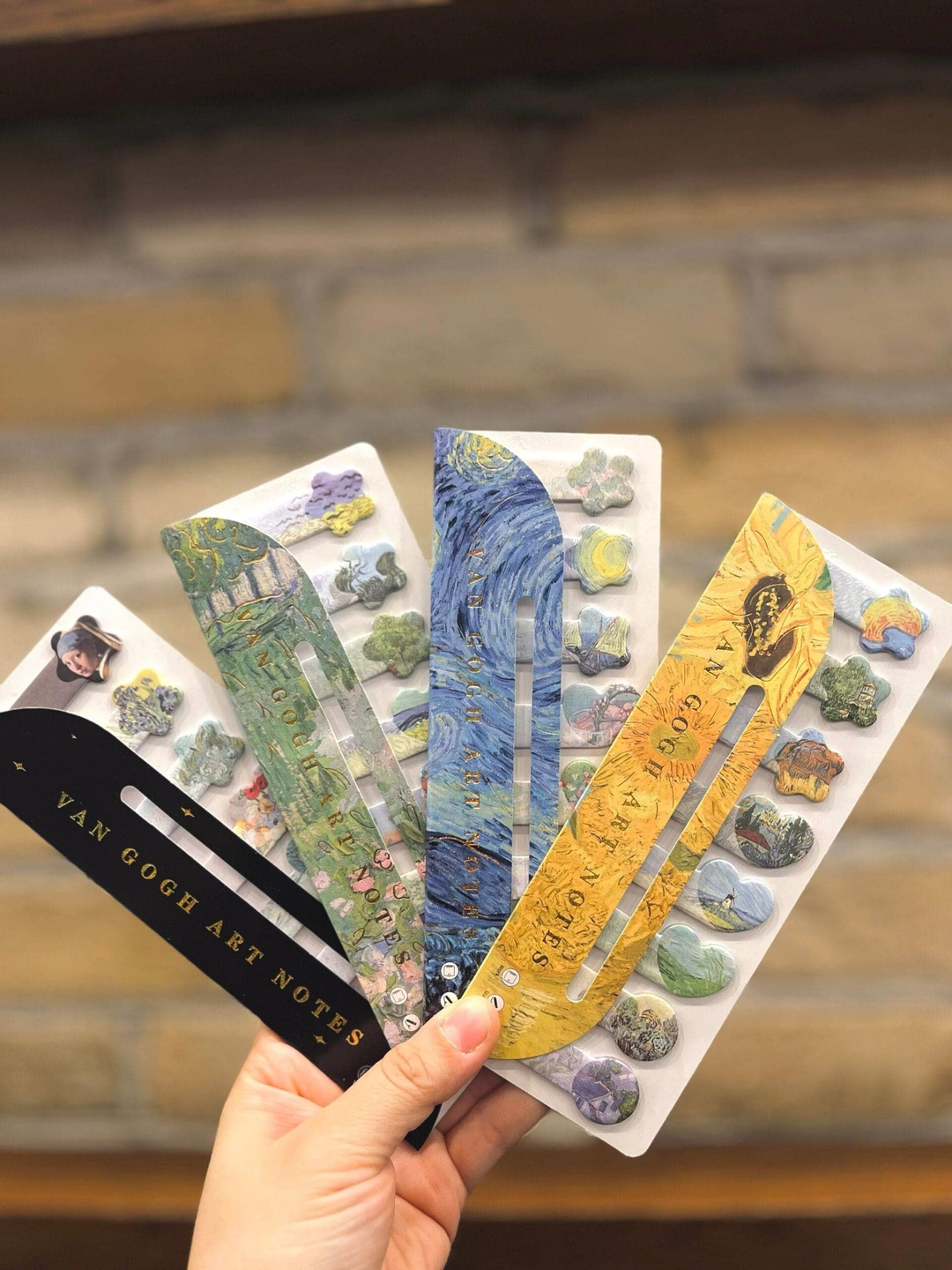 Dörtlü Van Gogh Eserleri Post-it Seti