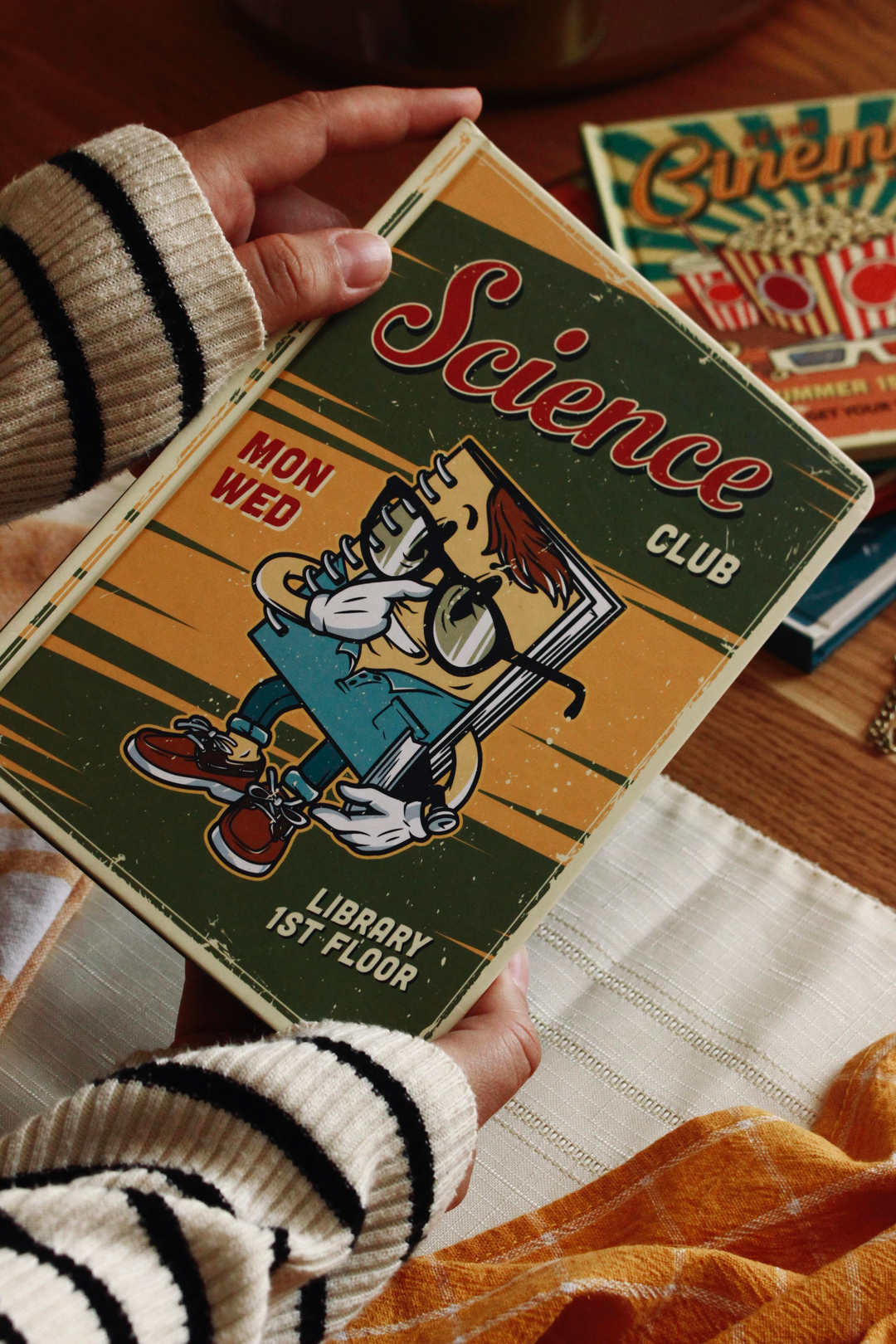 Nova Crafts 2'li Retro Kareli Defter