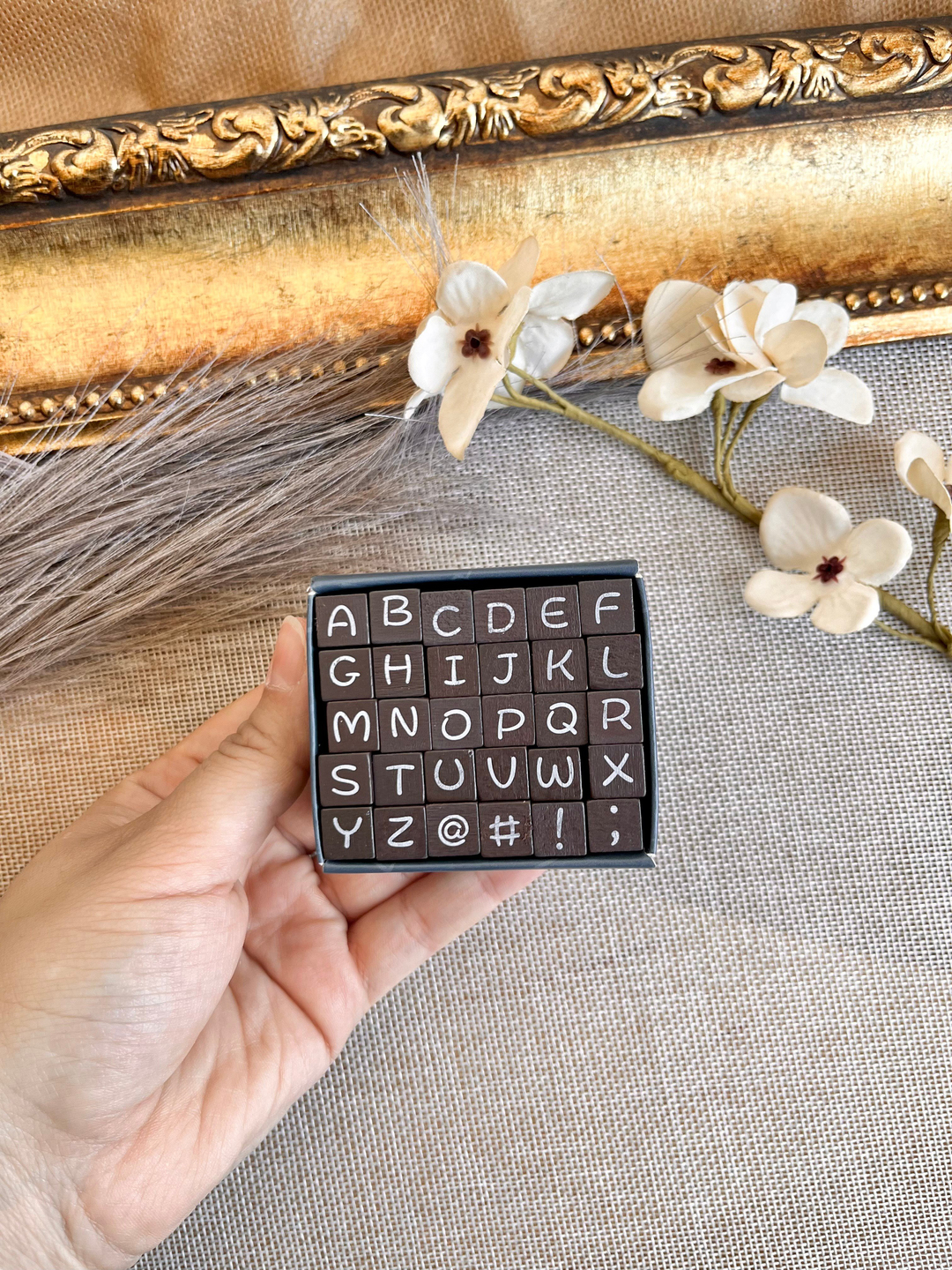 Nova Crafts 30lu Comic Sans Alfabe Stamp / Mühür Seti  ( Mürekkep ve Pedi Ayrı satılmaktadır)
