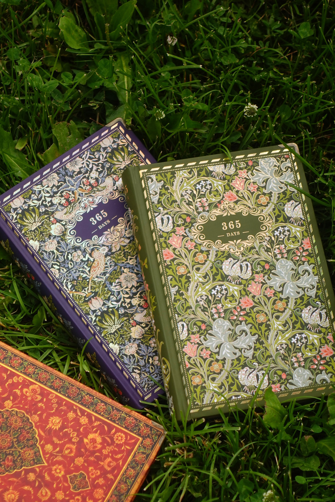 Nova Crafts 4Lü Defter Seti Secret Garden Serisi 4 Adet Defter / Ajanda / Planner / 2 defterin içi Kraft 2 defterin içi beyaz 