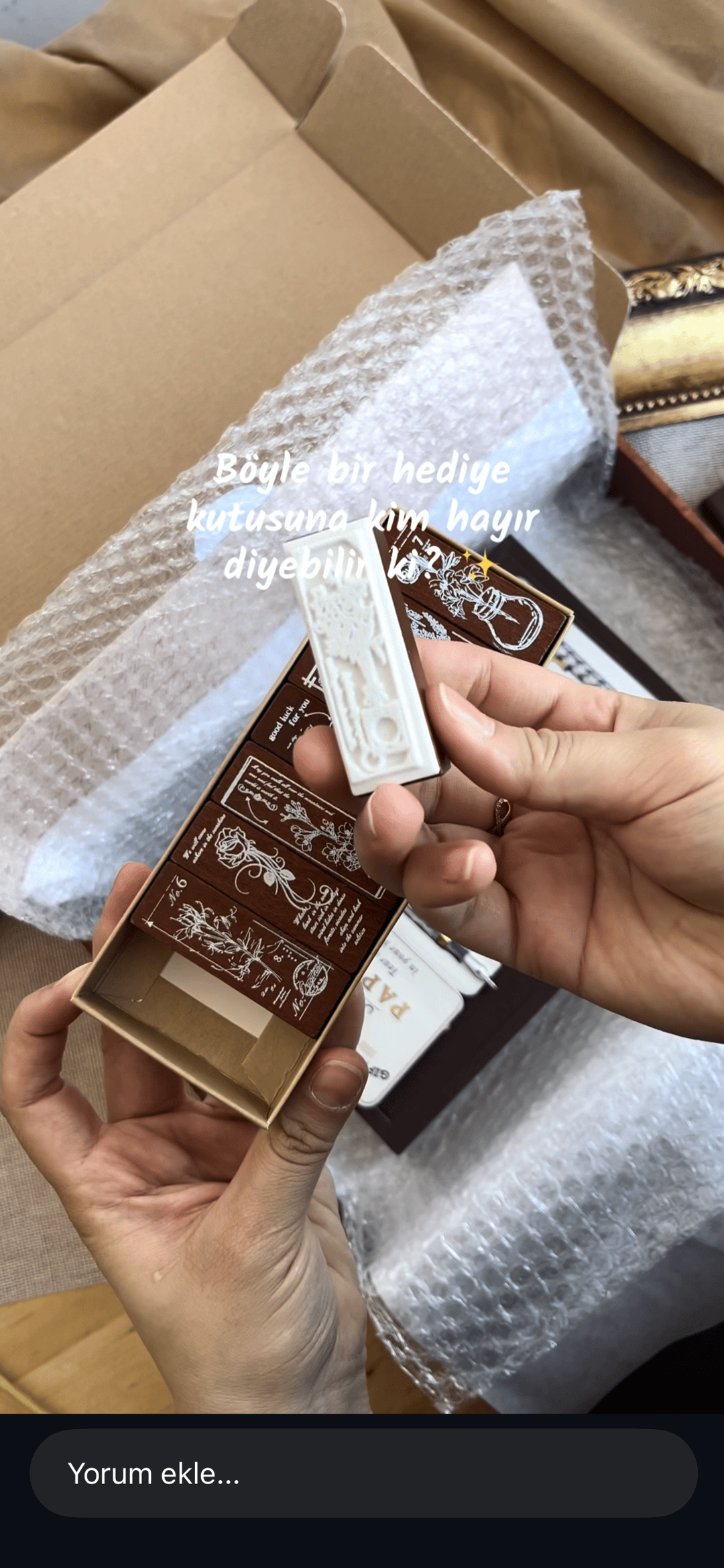 Nova Crafts 8 Adet Stamp / Mühür Seti  ( Mürekkep ve Pedi Ayrı satılmaktadır)