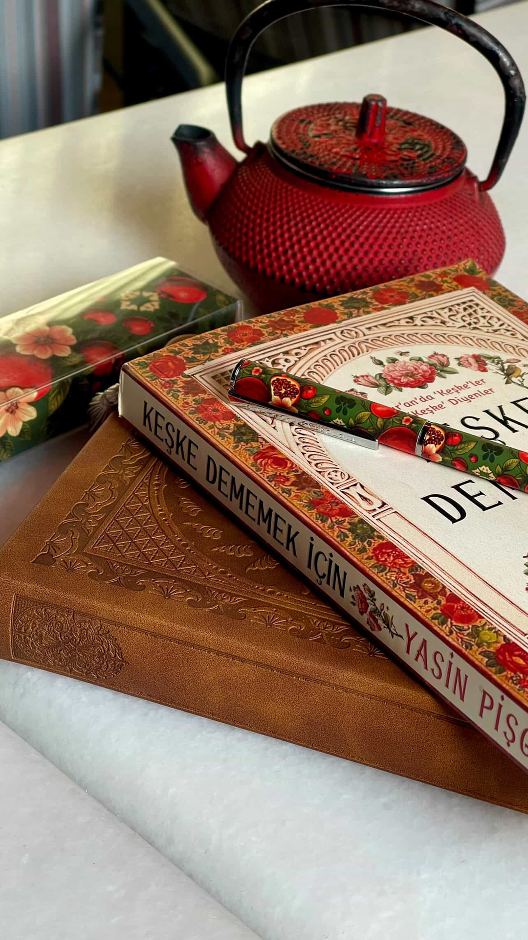 Nova Crafts Brown Bride Kahve Kabartmalı Ciltli Yaldızlı Defter