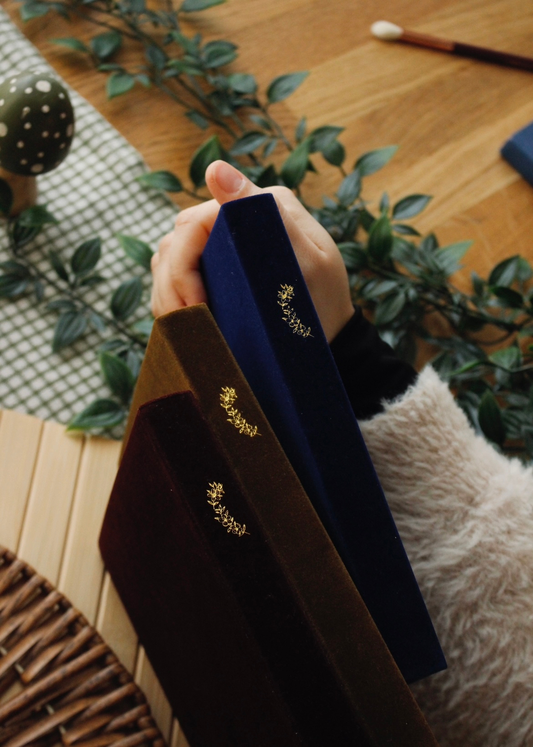 Nova Crafts Ceylanlı Lüks Kadife Ceylanlı Defter 