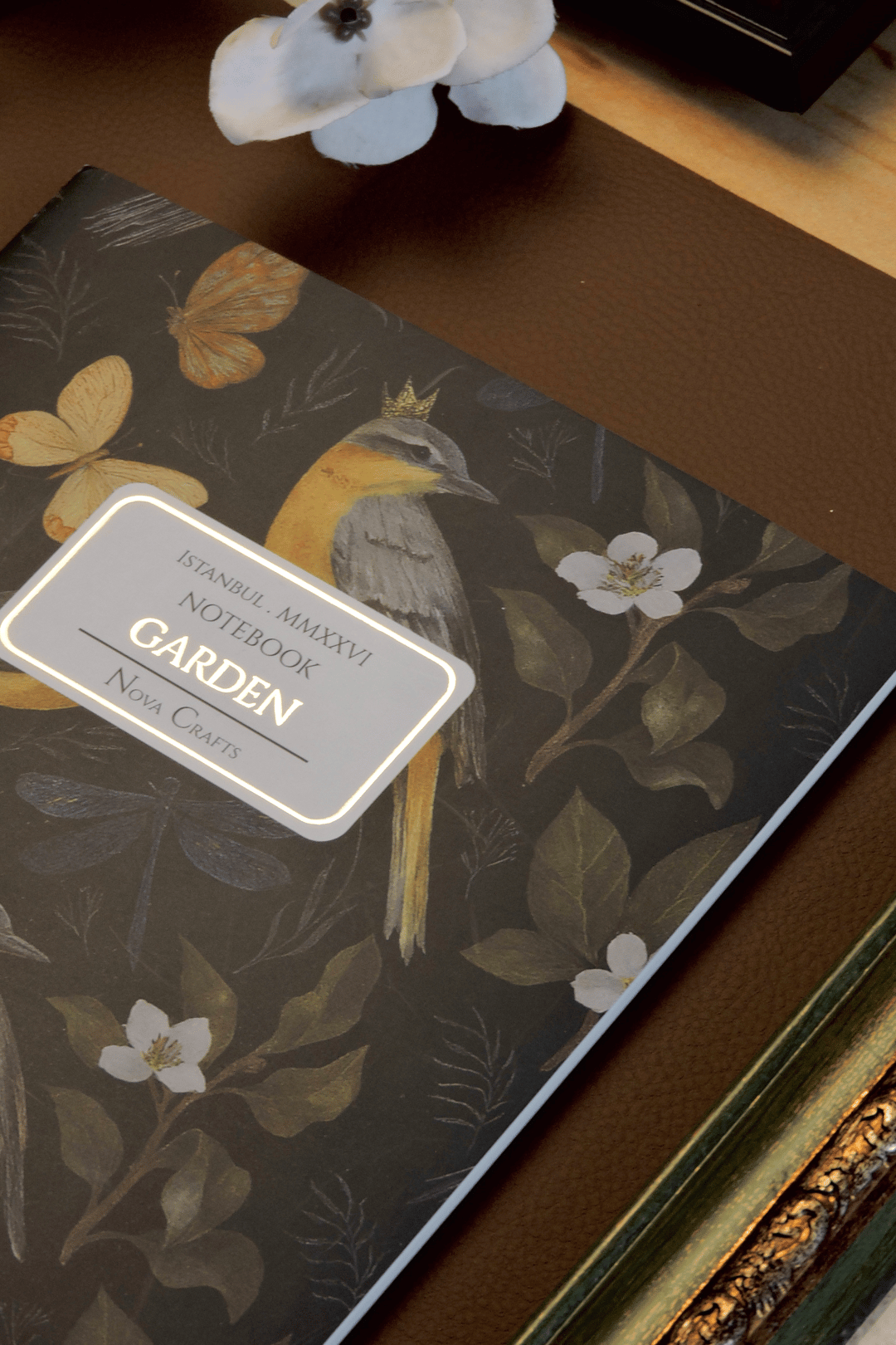 Nova Crafts Garden Siyah Noktalı Defter