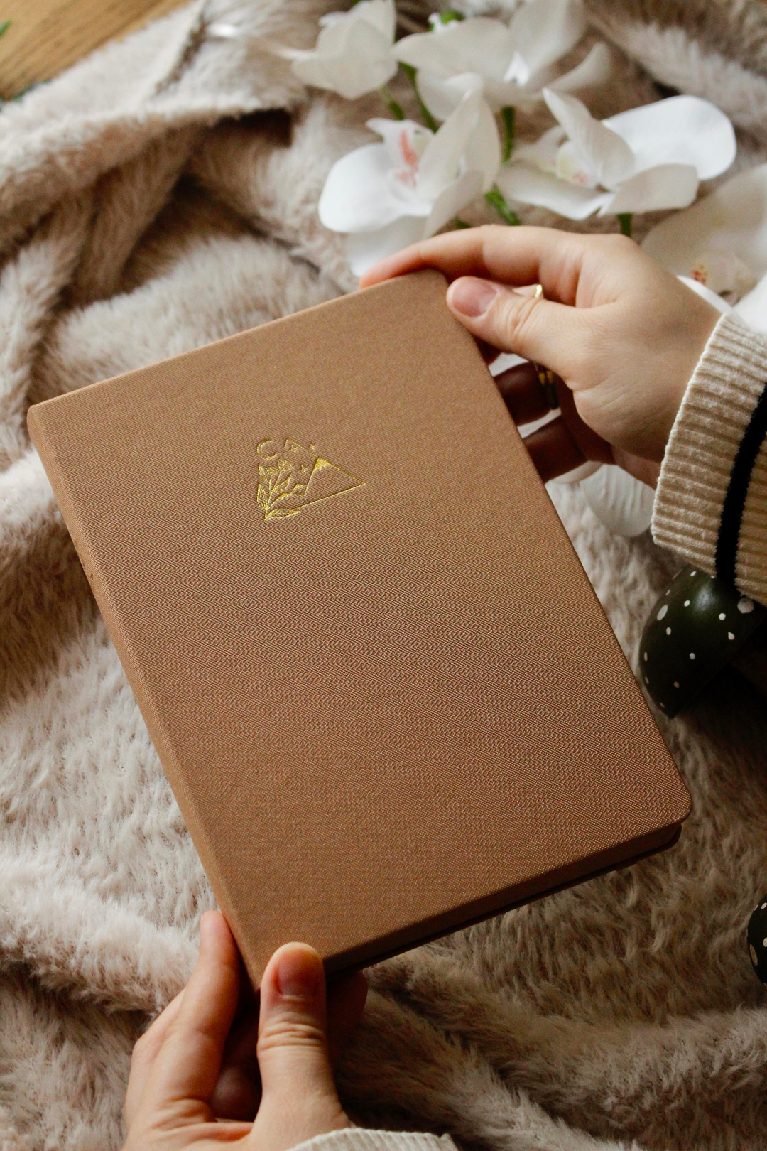 Nova Crafts Gizli Dağ Bahçesi Karamel Rengi İçi Kraft Defter
