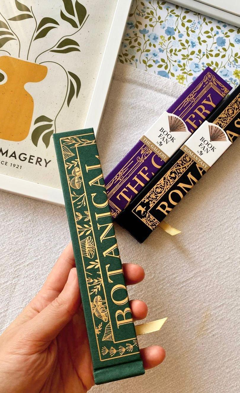 Nova Crafts IF Kitap Sayfa Hediyelik Yelpaze Botanical