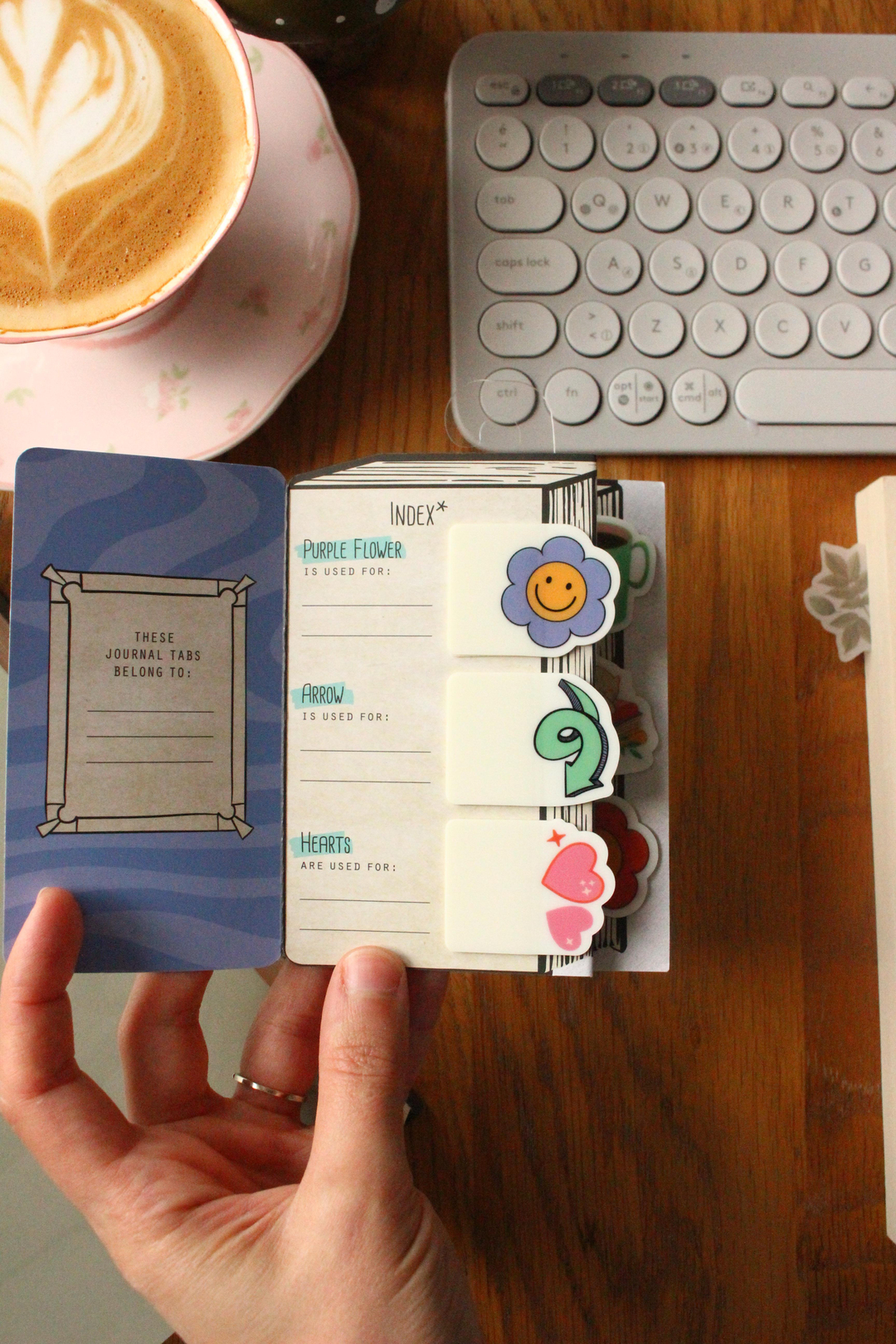 Nova Crafts İF Little Book Of Good Vibes Journal Tabs