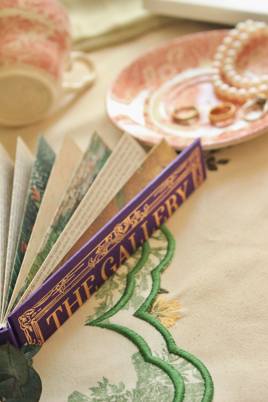 Nova Crafts IF Mor Kitap Sayfa Hediyelik Yelpaze The Gallery