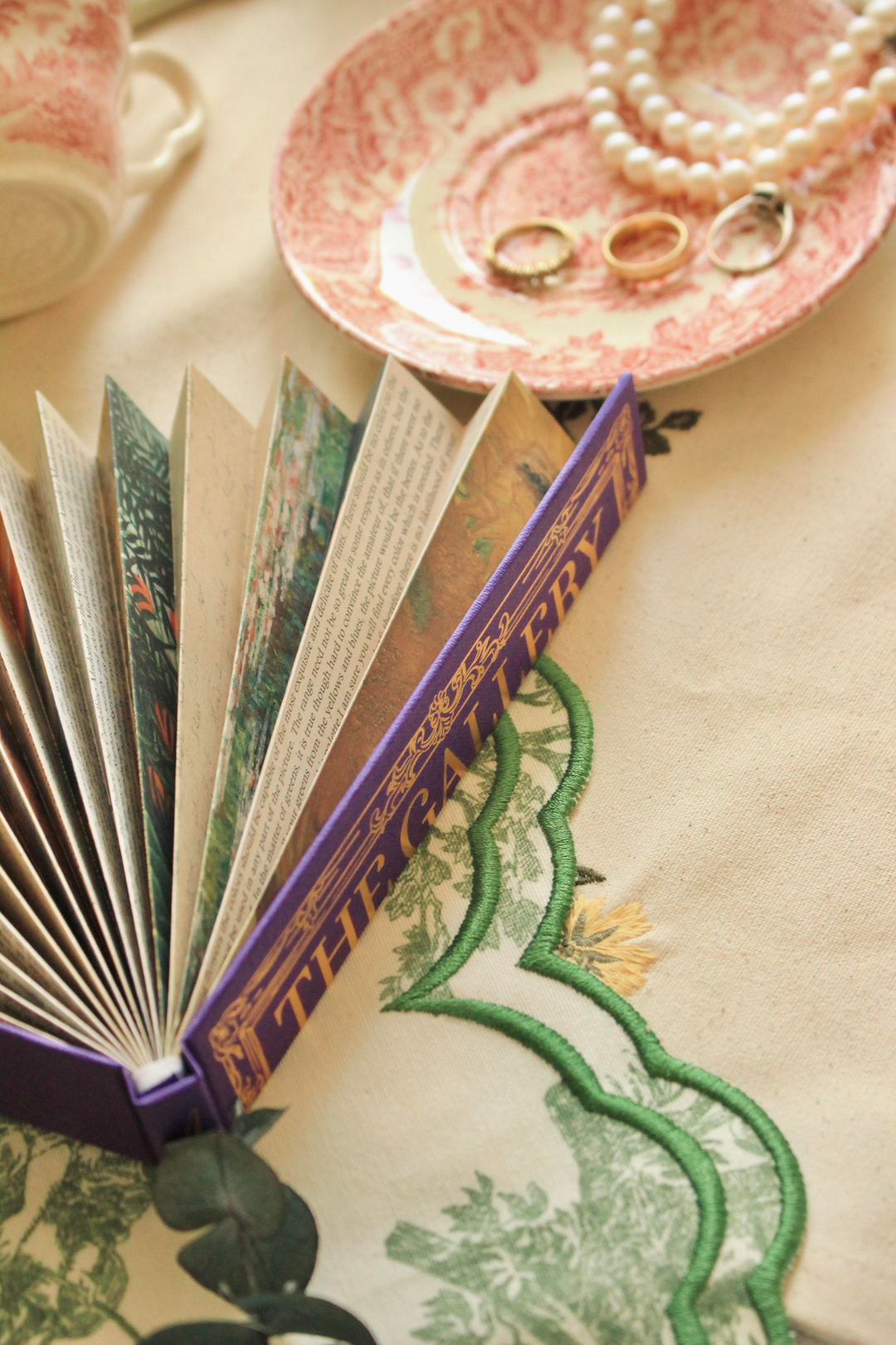Nova Crafts IF Mor Kitap Sayfa Hediyelik Yelpaze The Gallery