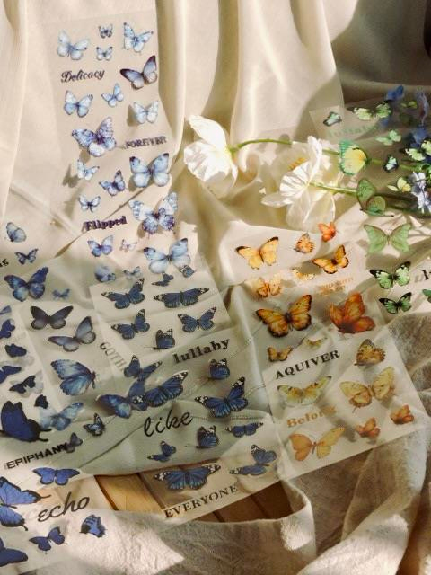 Nova Crafts Kelebek Sticker (6 sayfa)