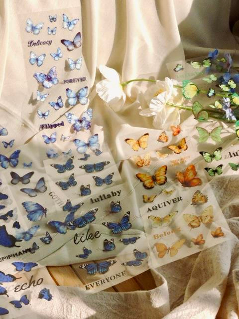 Nova Crafts Kelebek Sticker (6 sayfa)