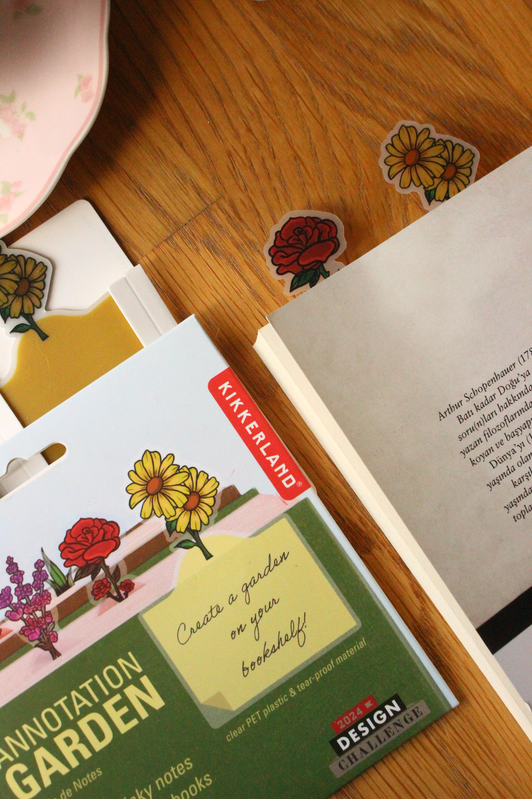 Nova Crafts KIKKERLAND Annotation Garden Not Bahçesi Şeffaf Yırtılmaz Pet Sticker 100 sayfa 