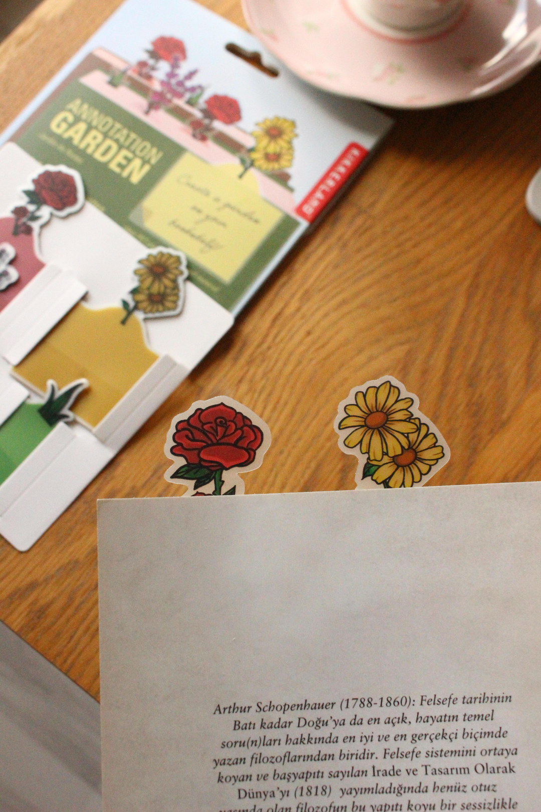 Nova Crafts KIKKERLAND Annotation Garden Not Bahçesi Şeffaf Yırtılmaz Pet Sticker 100 sayfa 