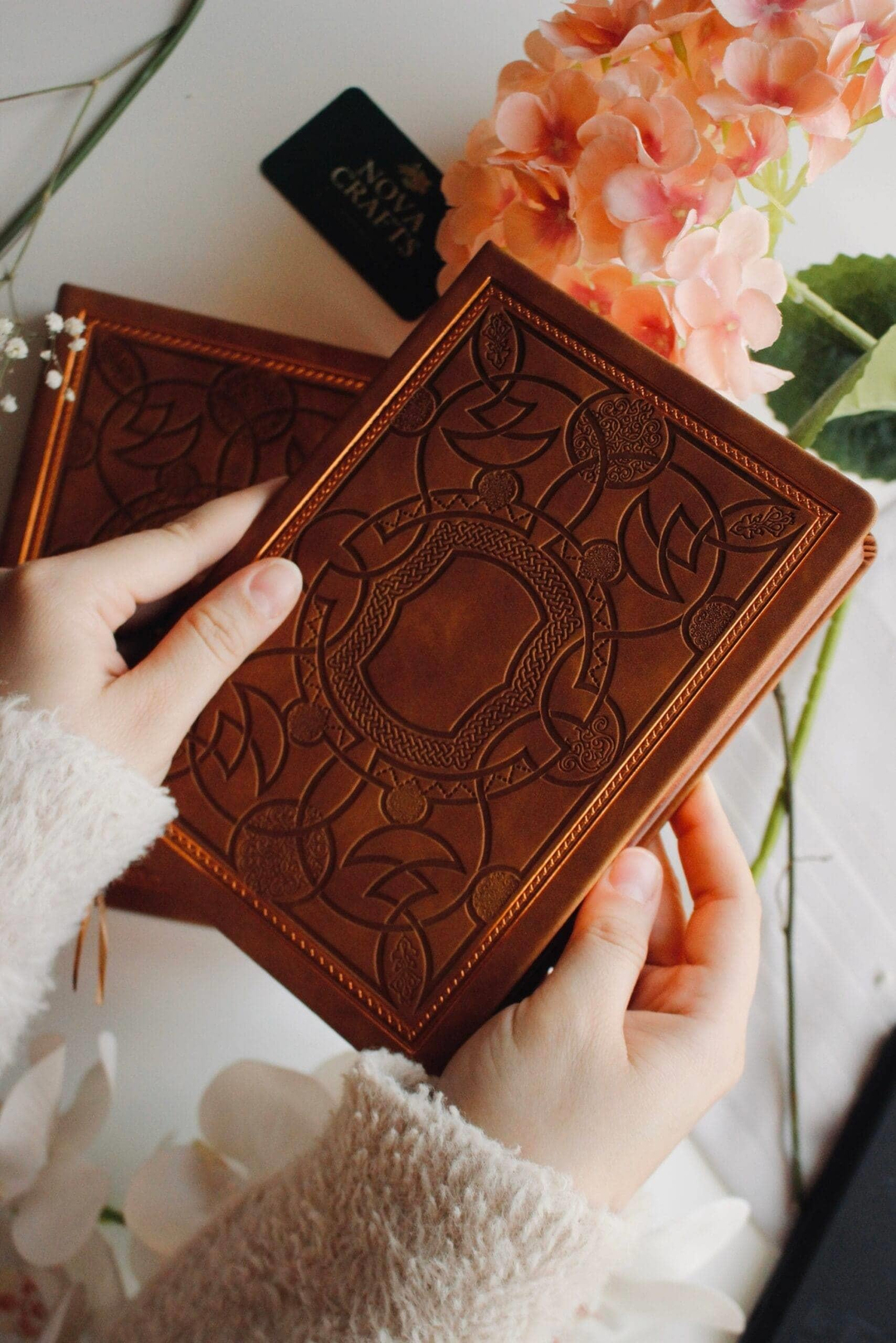 Nova Crafts Kitap Gibi Defter Taba Rengi