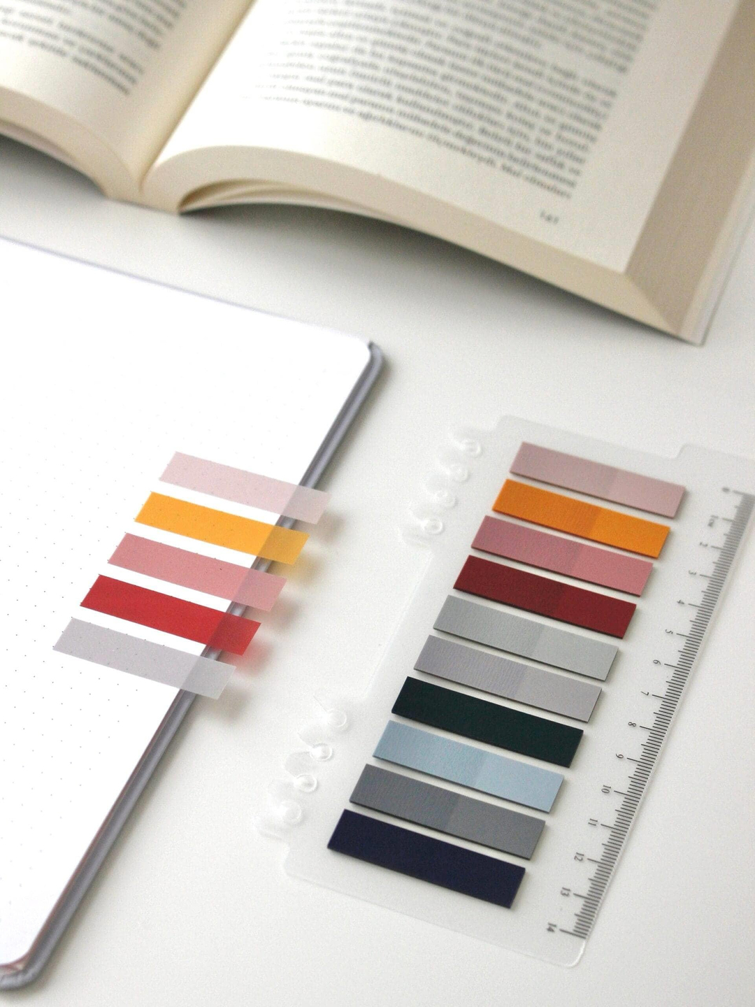 Nova Crafts Koyu Tonlu Post-it Yapışkanlı Yer İmleci Cetvelli