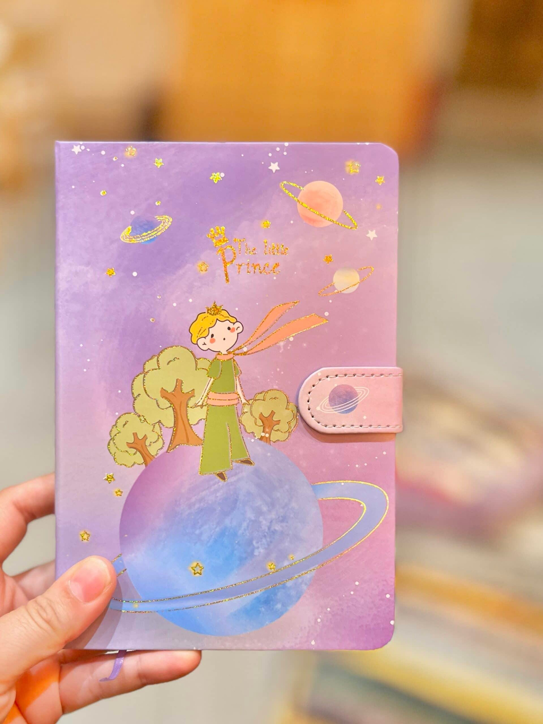 Nova Crafts Küçük Prens Süresiz Ajanda - Şık Tarihsiz Not Defteri | Mıknatıslı Kalın Kapak Çizgili Defter | Hediyelik