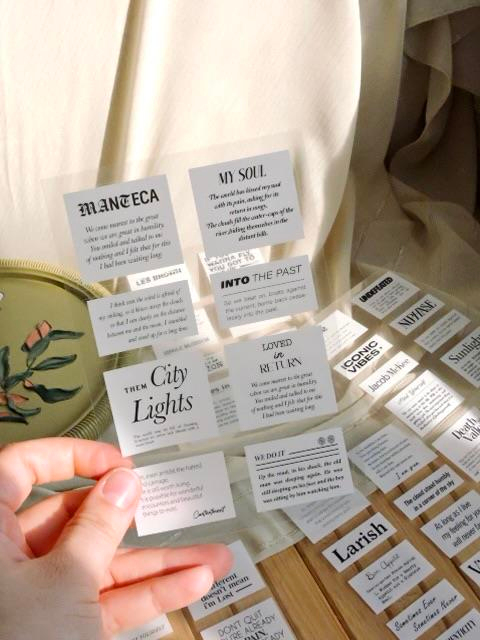 Nova Crafts Memory Walk Beyaz Yazılar Temalı 6 Sayfa Sticker 