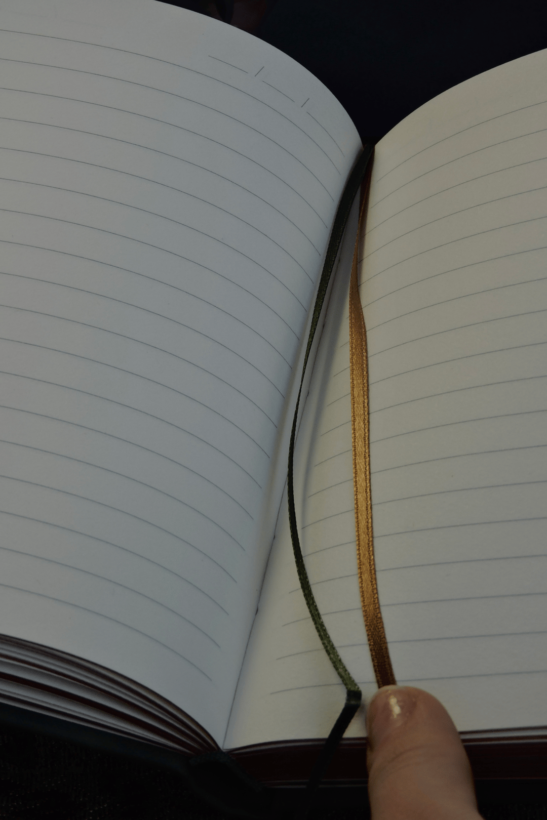 Nova Crafts Mistik Kabartmalı Yeşil Çizgili Defter