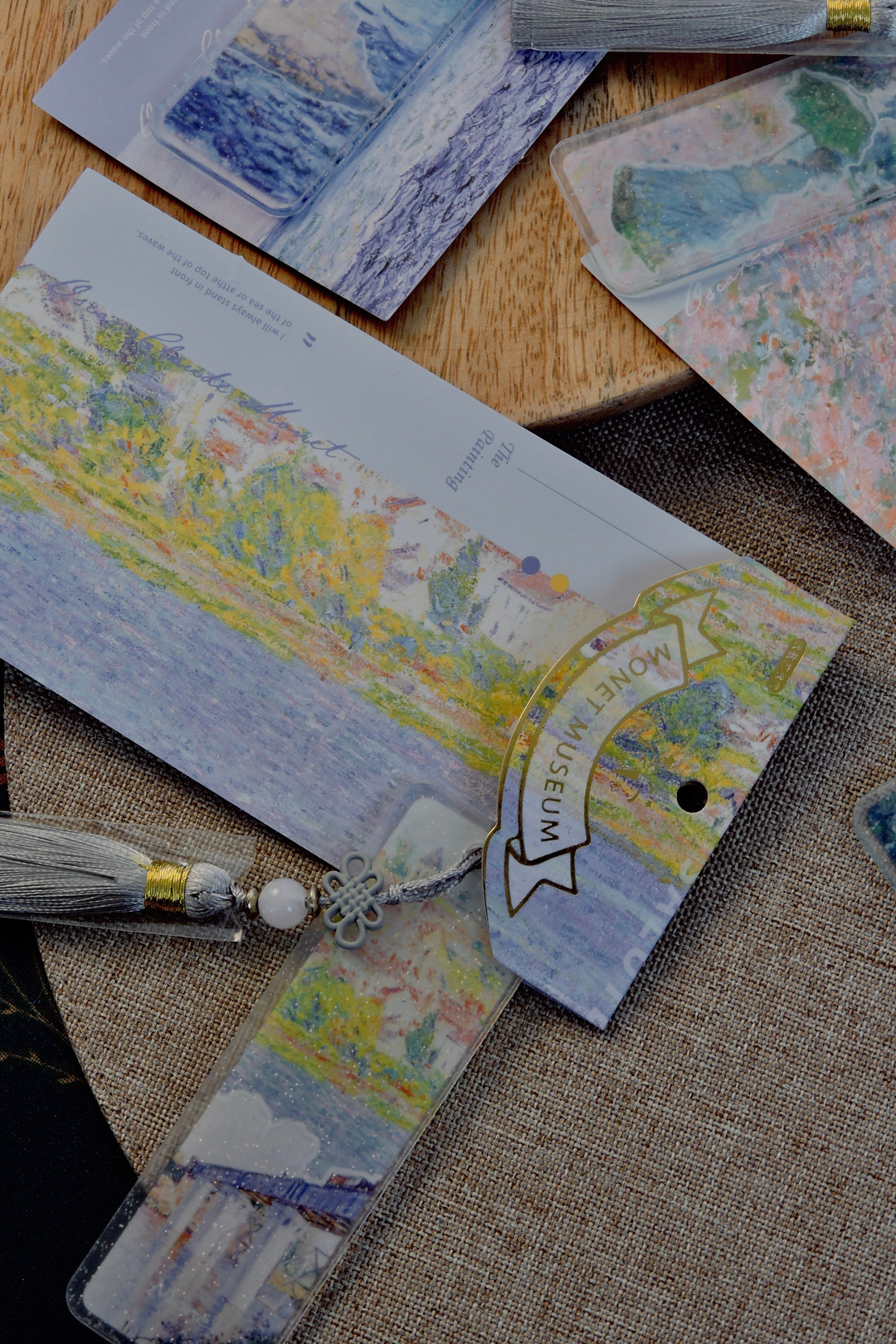 Nova Crafts Monet Eserleri Temalı Hediyelik Kitap Ayracı