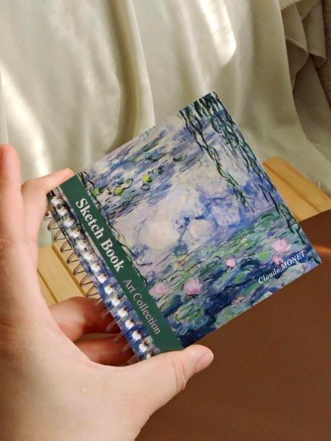 Nova Crafts Nilüferler MİNİ Sketch Book / Claude Monet Eskiz Defteri