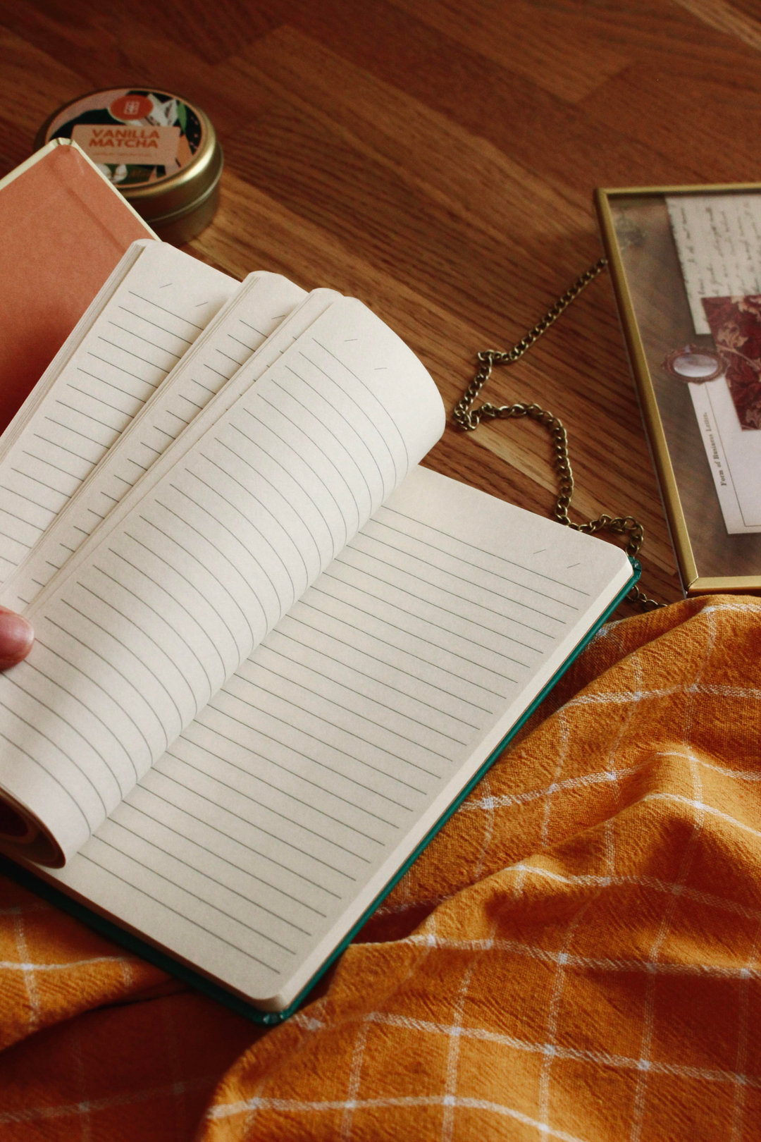 Nova Crafts Retro Sert Kapak Çizgili Defter