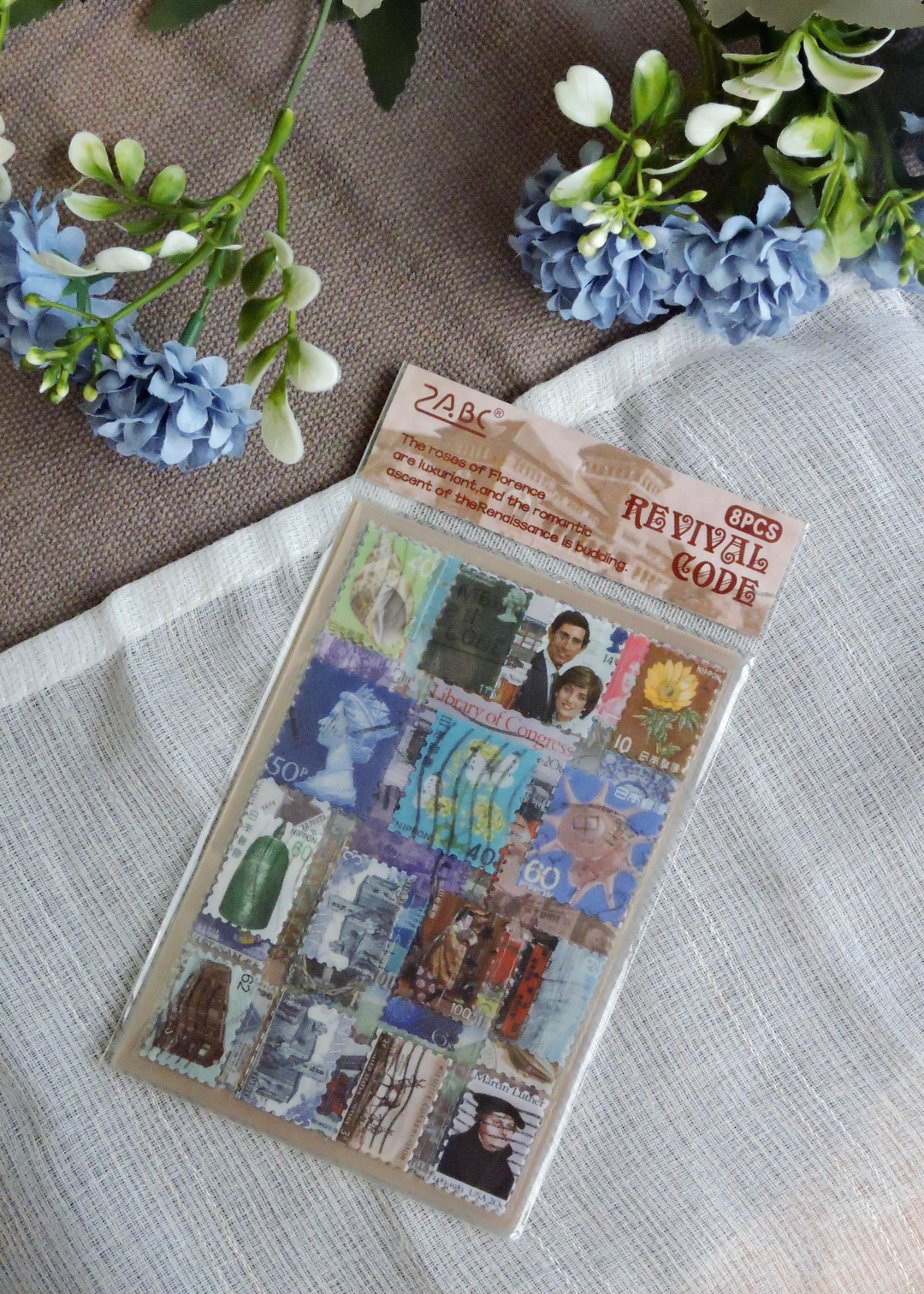 Nova Crafts Revival Code / İkonik Semboller / Tarihsel Pullar Sticker Seti ( 8 Sayfa)