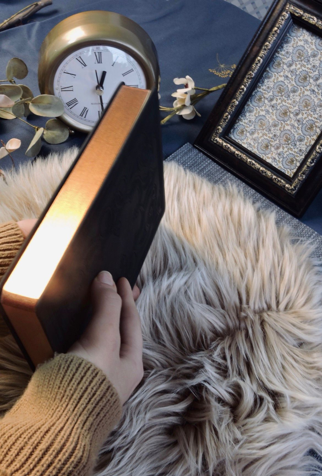 Nova Crafts Siyah Yaldızlı Kabartmalı Çizgili Defter