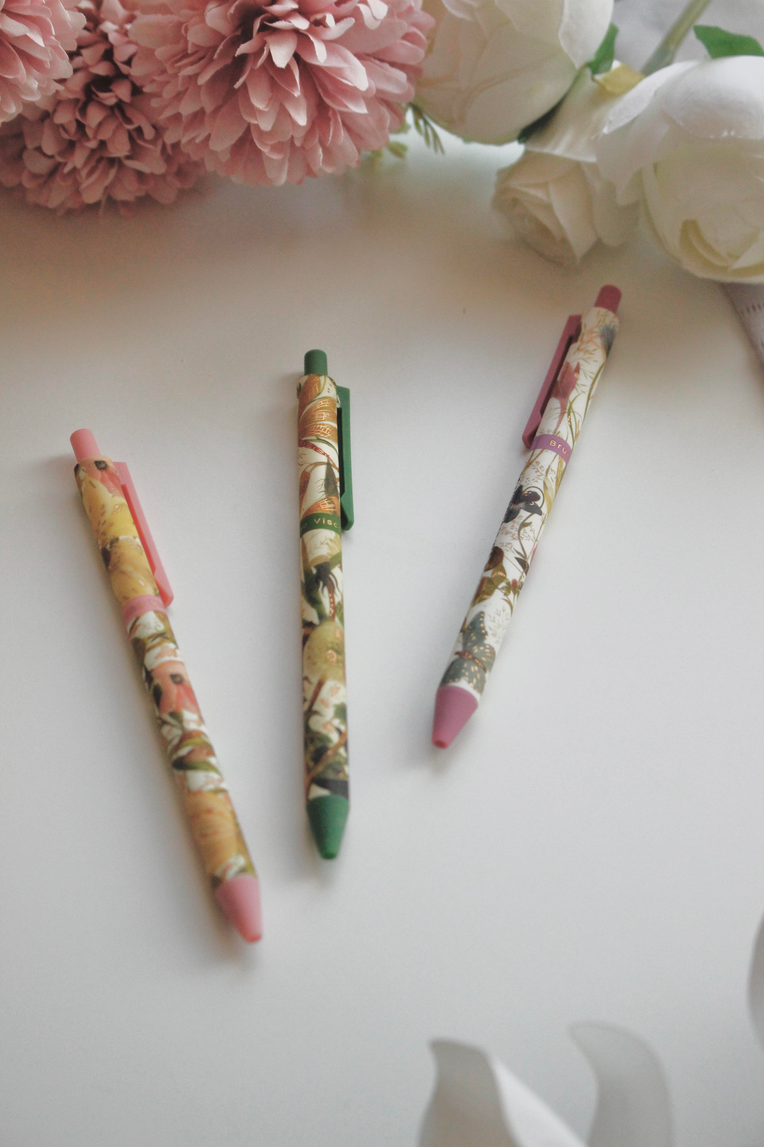 Nova Crafts Soft Temalı Botanik Tükenmez Kalem Seti