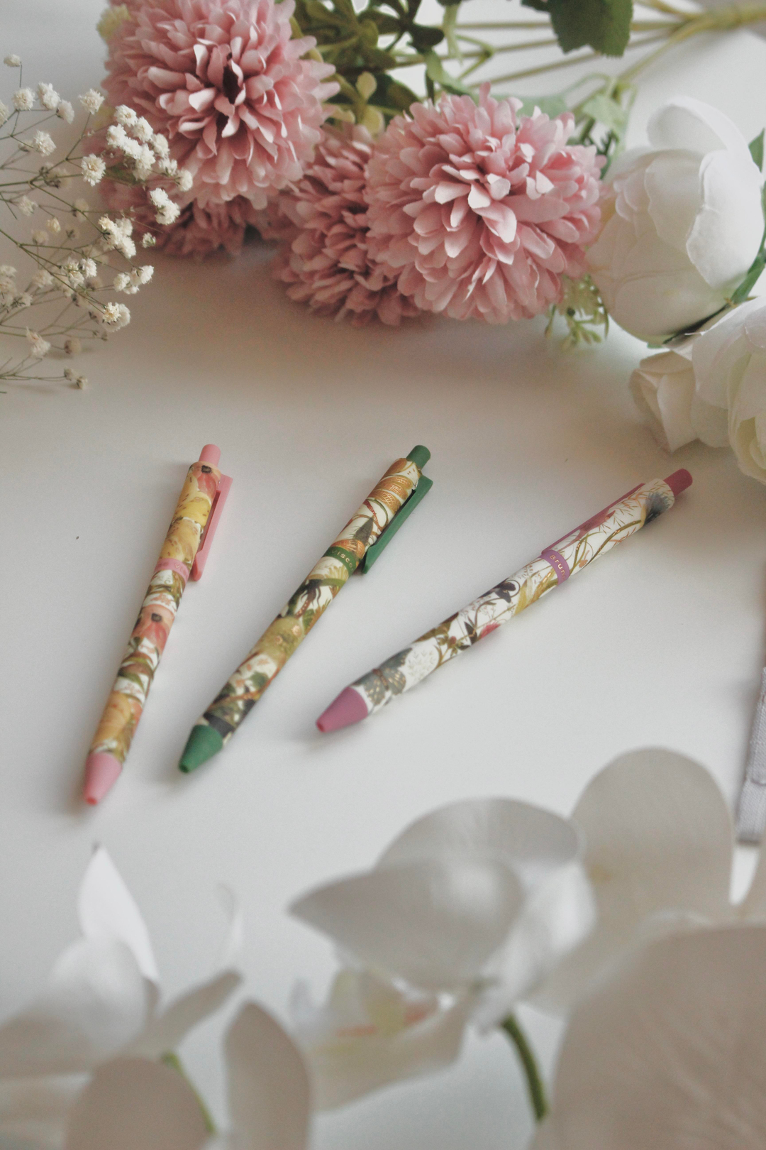 Nova Crafts Soft Temalı Botanik Tükenmez Kalem Seti