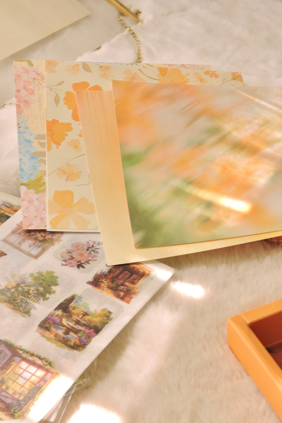 Nova Crafts Turuncu Retro Scrapbool Yapım Seti  150+ Parça 