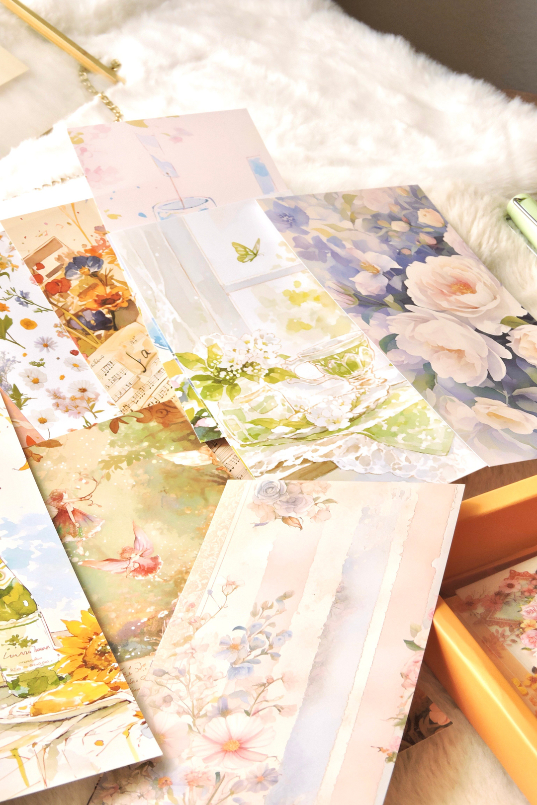 Nova Crafts Turuncu Retro Scrapbool Yapım Seti  150+ Parça 