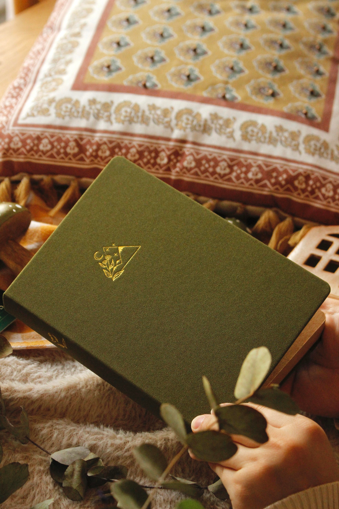 Nova Crafts Üçlü Defter Seti Dağ Bahçesi Kanvas Set