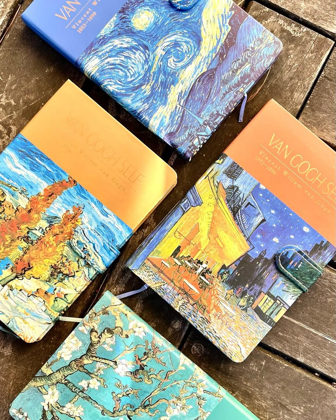 Nova Crafts Van Gogh Eserleri Temalı 4'lü Defter Seti