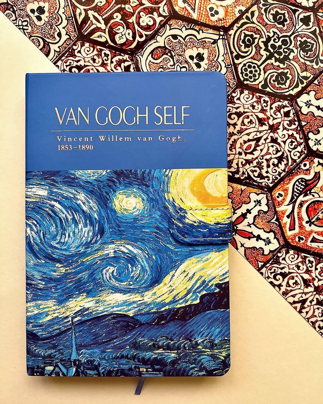 Nova Crafts Van Gogh Yıldızlı Gece Ajanda - Süresiz Tarihsiz Ajanda | Van Gogh Defter