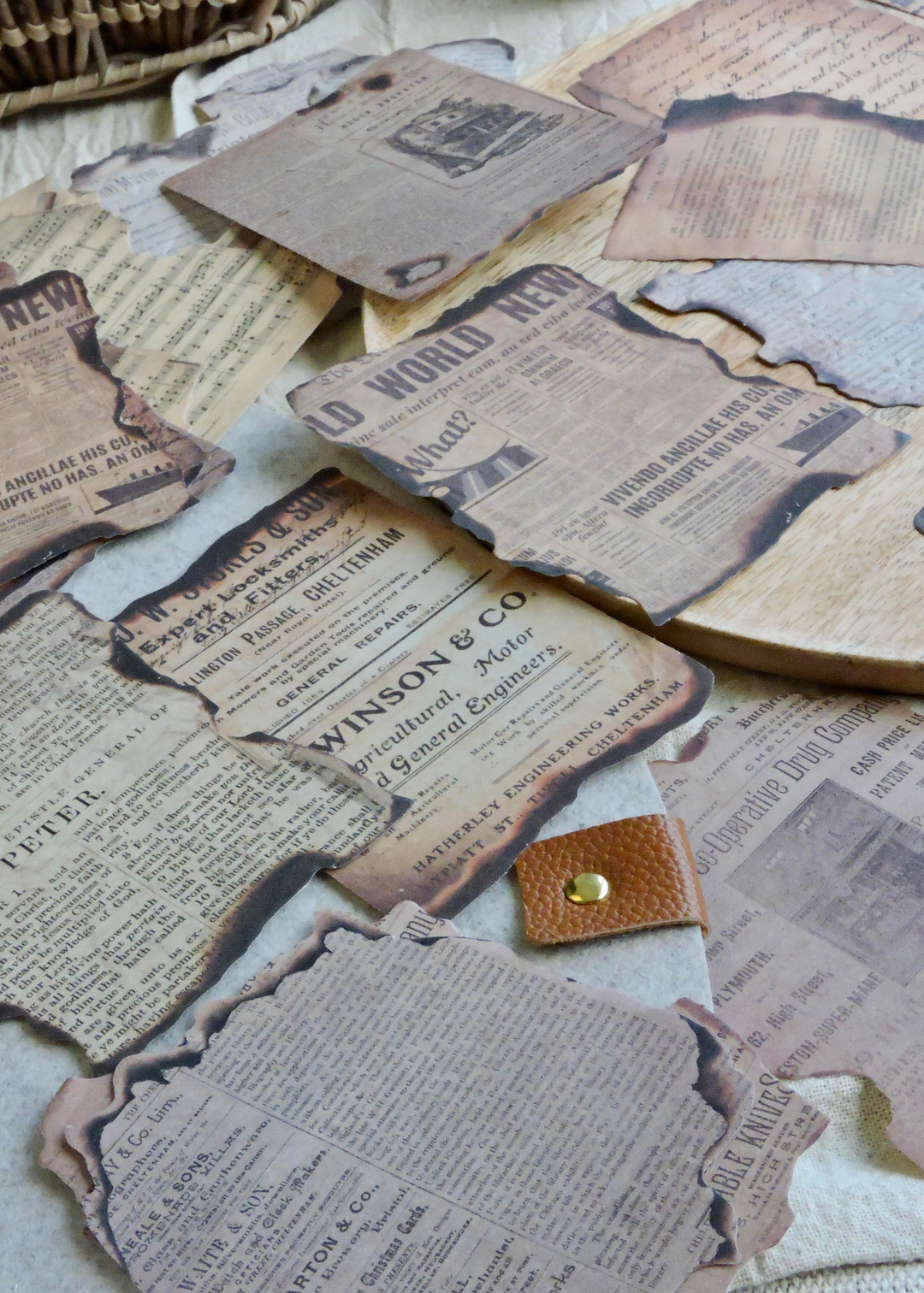 Nova Crafts Years Of Book Yazılar Temalı Dokulu Kağıtlar Scrapbook Materyal