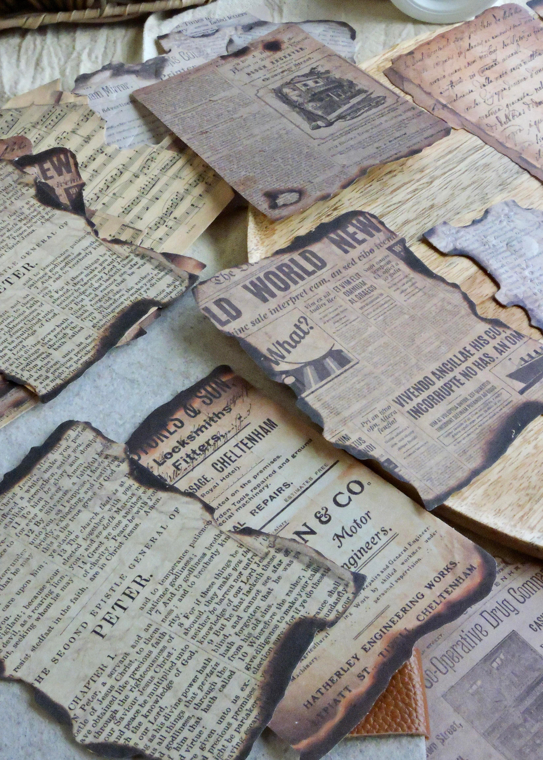 Nova Crafts Years Of Book Yazılar Temalı Dokulu Kağıtlar Scrapbook Materyal