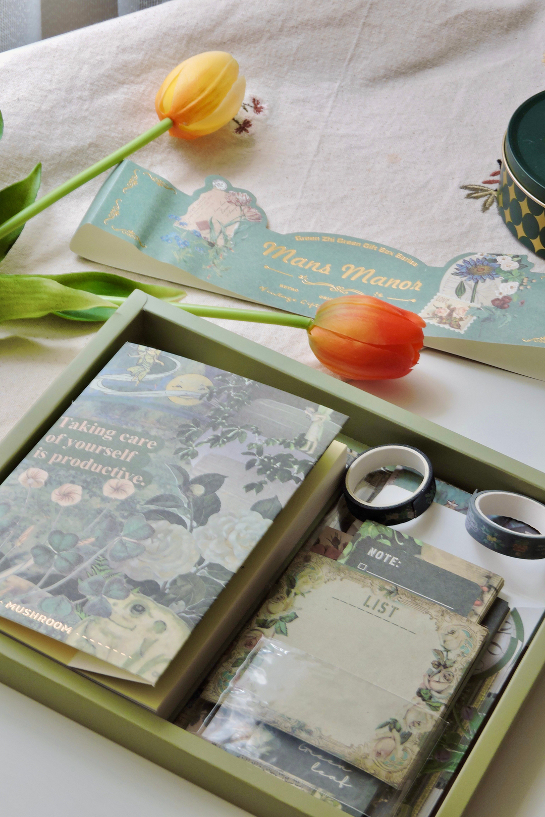 Nova Crafts Yeşil Botanik Hediye Seti / Green Gift Box 