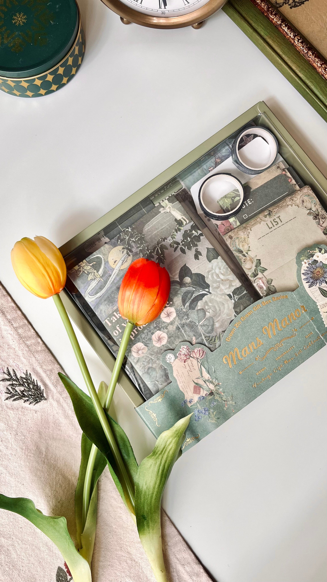 Nova Crafts Yeşil Botanik Hediye Seti / Green Gift Box 