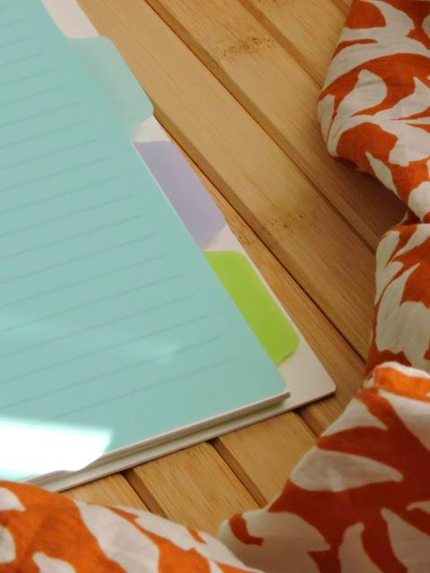 Nova Crafts Yeşil Enjoy Life Çiçek Temalı a5 Spiralli 4 Bölmeli 80 sayfa Defter